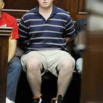 Stabbing suspect Michael Enright at his arraignment